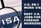 Are you a foreign worker hoping to work and live in the United States? The U.S. EB-3 Work Visa can help make that dream come true! This visa allows skilled, unskilled, and professional workers from outside the U.S. to move and take jobs that are in demand. If you're interested, it’s important to know which jobs are needed and how you can qualify. In this guide, we’ll talk about the best U.S. jobs for foreign workers that fit the U.S. EB-3 Work Visa. These jobs are in high demand and can provide a solid future in America. What is the U.S. EB-3 Work Visa? The U.S. EB-3 Work Visa allows three types of workers to move to the U.S.: Skilled Workers: These are people with at least two years of job experience or training. Professionals: These are people with a U.S. bachelor’s degree or an equivalent foreign degree. Unskilled Workers: These are people whose jobs require less than two years of training or experience. This visa is great because it doesn’t require exceptional skills or experience to qualify. Let’s explore the best U.S. jobs for foreign workers under the U.S. EB-3 Work Visa. 1. Construction Workers Construction is a booming industry in the U.S., and it needs both skilled and unskilled workers to build homes, offices, and roads. If you have experience in construction, this could be an excellent opportunity for you. Some of the jobs that are most needed include: Carpenters: Building wooden structures like walls and doors. Bricklayers: Laying bricks to build houses and walls. General Laborers: Helping on job sites by moving materials and cleaning up. Construction workers are always in high demand, and these roles can help you qualify for the U.S. EB-3 Work Visa. 2. Healthcare Support Workers Healthcare is one of the fastest-growing fields in the U.S., especially for support workers who help take care of patients. Many healthcare support jobs are open to foreign workers through the U.S. EB-3 Work Visa. Some examples include: Home Health Aides: Helping people who are sick or elderly with daily tasks. Medical Assistants: Assisting doctors and nurses in hospitals and clinics. Nursing Assistants: Helping care for patients in nursing homes and hospitals. These healthcare jobs are in high demand because the U.S. has an aging population. If you work in healthcare, you may be able to secure a stable job through the U.S. EB-3 Work Visa. 3. Manufacturing Workers The U.S. has a large manufacturing industry that produces everything from electronics to food products. Many factories need workers, and there are both skilled and unskilled jobs available. Some of the most needed roles in this field include: Assemblers: Putting together parts to make products like electronics or cars. Machinists: Operating machines that make products in factories. Packers: Packing products into boxes for shipping. Manufacturing jobs are great for foreign workers because they often don’t require a lot of experience. Many of these roles can qualify you for the U.S. EB-3 Work Visa. 4. Agricultural Workers Agriculture is another important industry in the U.S. Farms across the country need workers to help grow crops and take care of animals. Many agricultural jobs are open to foreign workers, and they can qualify for the U.S. EB-3 Work Visa. Some of the top jobs in this field are: Farm Workers: Planting and harvesting crops like fruits and vegetables. Livestock Workers: Taking care of animals like cows, chickens, and pigs. Food Processing Workers: Working in factories where food is prepared for sale. These jobs are often seasonal but play a crucial role in the U.S. economy. Foreign workers in agriculture are in high demand. 5. Hospitality Workers The hospitality industry in the U.S. is large and covers hotels, restaurants, and tourism. There are many jobs in this field that are open to foreign workers, and you can qualify for the U.S. EB-3 Work Visa. Some of the top jobs in hospitality include: Housekeepers: Cleaning hotel rooms and keeping the property tidy. Cooks: Preparing food in restaurants, hotels, and other food services. Waiters and Waitresses: Serving food and drinks in restaurants and cafes. These jobs are available across the U.S., making it easier for foreign workers to find employment in their preferred location. How to Apply for the U.S. EB-3 Work Visa To apply for the U.S. EB-3 Work Visa, you need a job offer from a U.S. employer. The employer must show that there are no qualified U.S. workers available to fill the position. Here’s how to apply: Find a Job: Secure a job offer from a U.S. employer who will sponsor your visa. Labor Certification: The employer must get approval from the U.S. Department of Labor (DOL). Submit Visa Application: After labor certification, you can apply for the U.S. EB-3 Work Visa. Conclusion The U.S. EB-3 Work Visa offers a great chance for foreign workers to live and work in the U.S. Whether you are skilled, professional, or unskilled, there are many job opportunities in fields like construction, healthcare, manufacturing, agriculture, and hospitality. These industries are vital to the U.S. economy, and they are always looking for workers. If you’re ready to start your new life in the U.S., start by finding a U.S. employer in one of these industries and begin the process of applying for the U.S. EB-3 Work Visa today